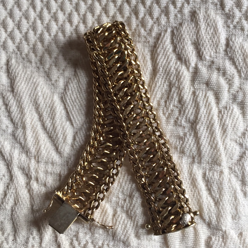 Sadufa Vintage 14k  fancy bracelet